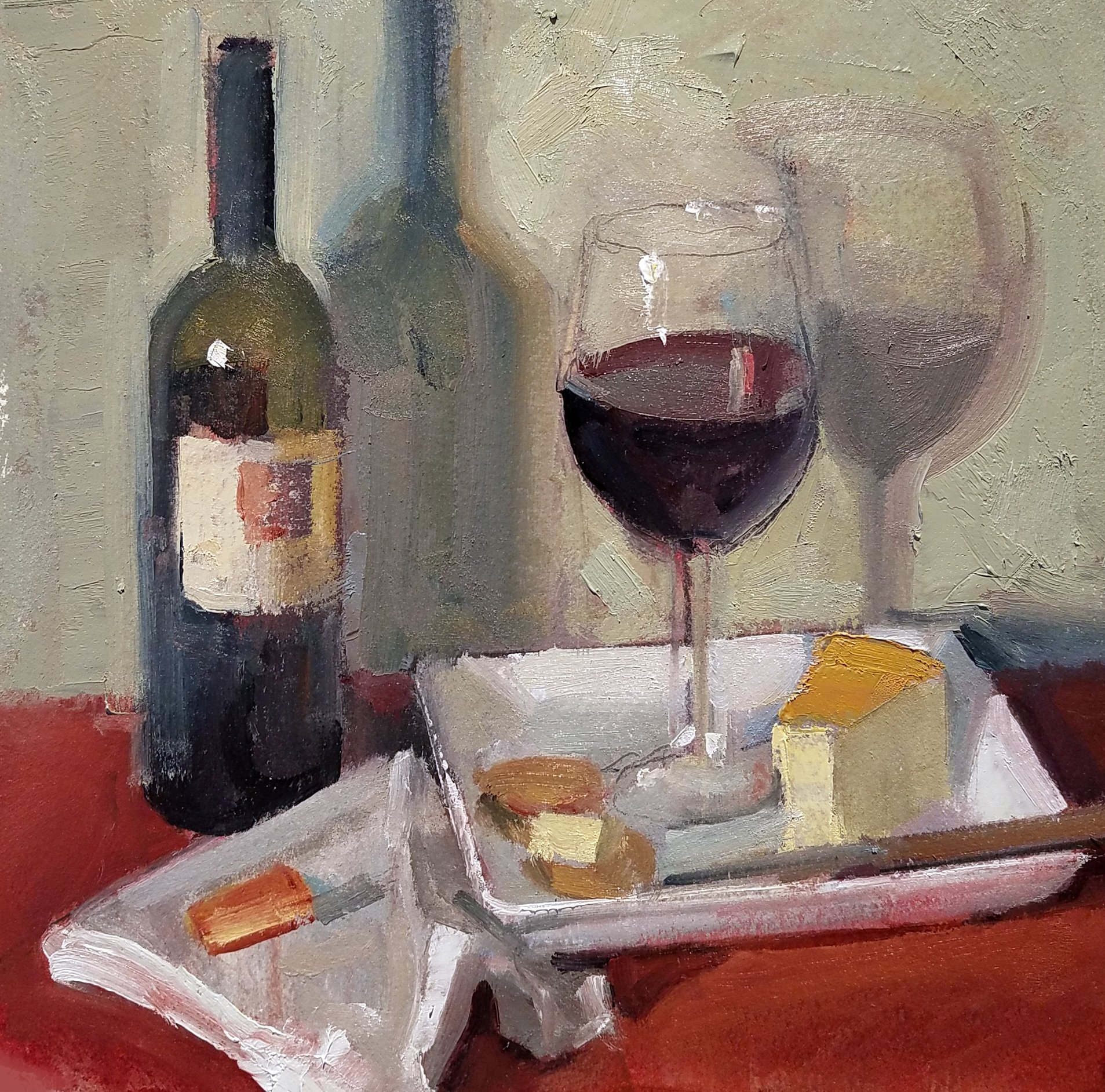 wine and cheese